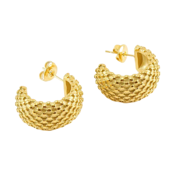 Premium Golden Pearl Earrings